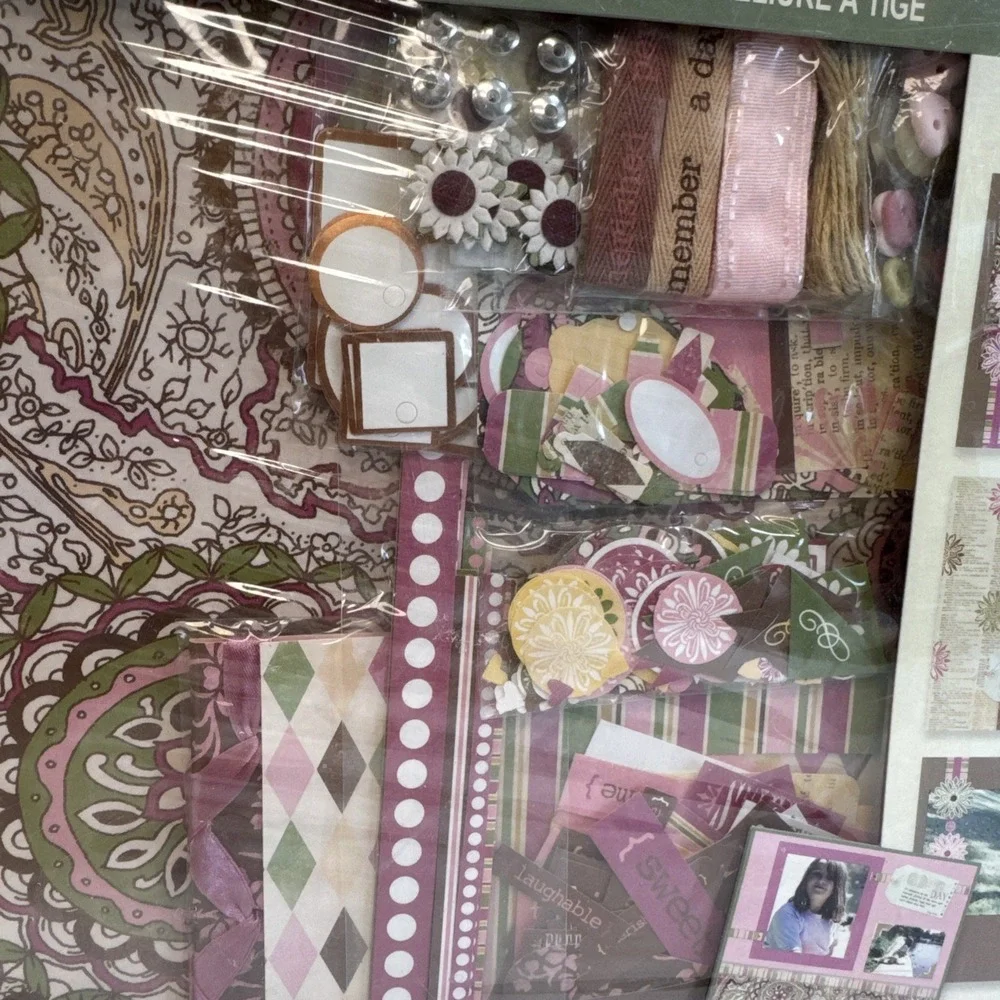 The Complete Scrapbook‎ Kit 12x12 Post Bound Album Over 1200 Pieces New